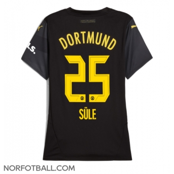 Billige Fotballdrakt Borussia Dortmund Niklas Sule #25 Replika Bortedrakt Dame 2024-25 Kortermet